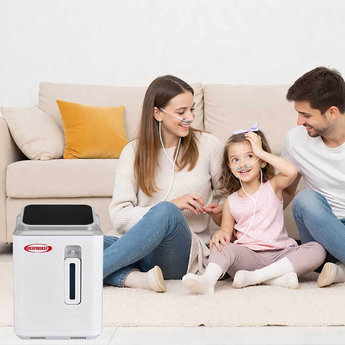 Buy DEDAKJ 1-7 Liters Per Minute Home Continuous Flow Oxygen Concentrator Low Price Portable Air Oxygen Machine for Making Purity O2 RE-K1L