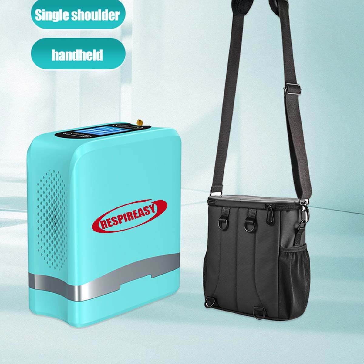 DEDAKJ Lightweight Portable Oxygen Concentrator 7 Liters Continuous Flow Travel Oxygen Machine with Rechargeable Battery RE-Y7