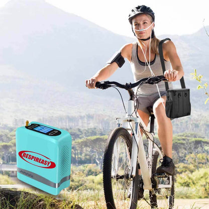 DEDAKJ Lightweight Portable Oxygen Concentrator 7 Liters Continuous Flow Travel Oxygen Machine with Rechargeable Battery RE-Y7