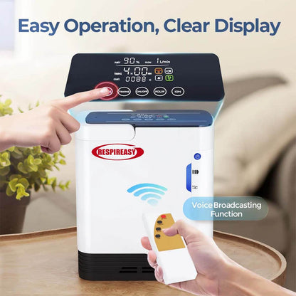 Buy DEDAKJ 1-7 Liters Per Minute Home Continuous Flow Oxygen Concentrator Low Price Portable Air Oxygen Machine for Making Purity O2