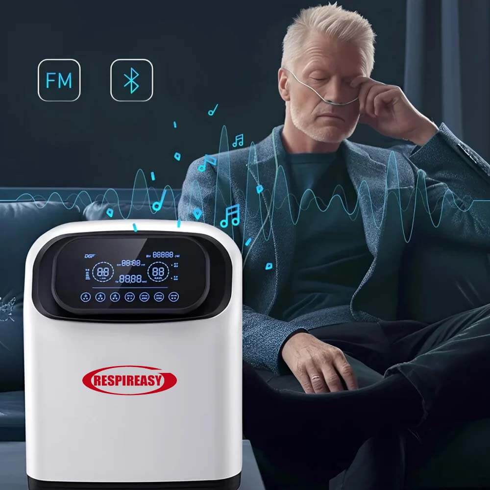 Buy DEDAKJ 2-9 Liters Per Minute Home Continuous Flow Oxygen Concentrator Low Price Portable Air Oxygen Machine for Making Purity O2 RE-S2L