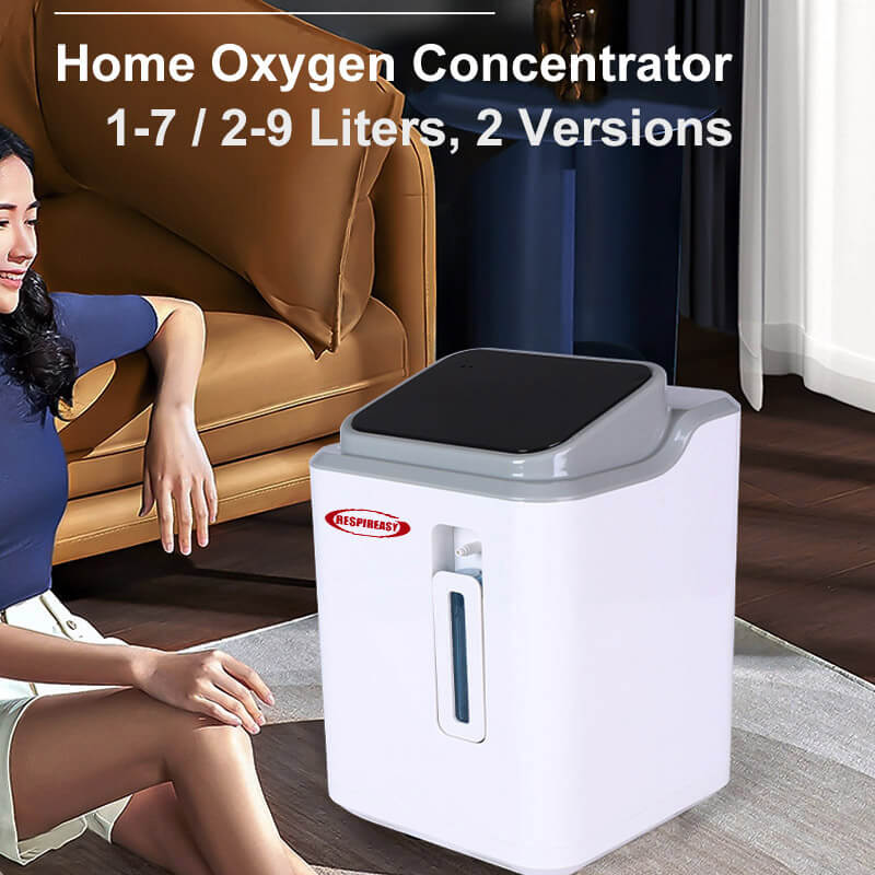 Buy DEDAKJ 1-7 Liters Per Minute Home Continuous Flow Oxygen Concentrator Low Price Portable Air Oxygen Machine for Making Purity O2 RE-K1L