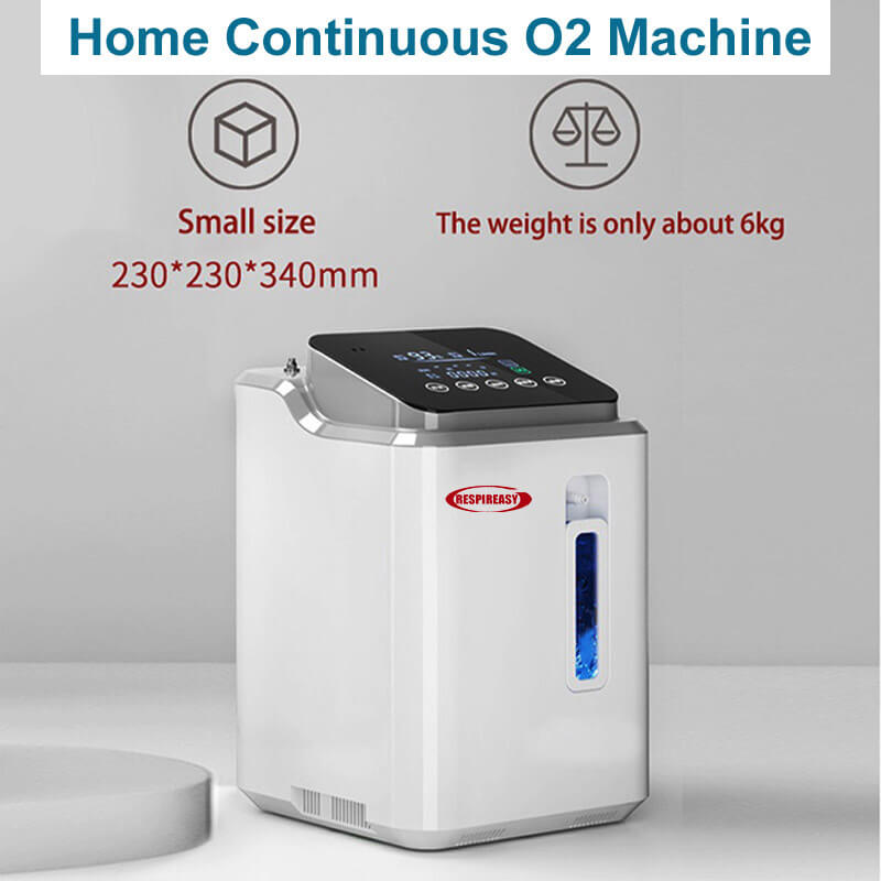 Buy DEDAKJ 1-7 Liters Per Minute Home Continuous Flow Oxygen Concentrator Low Price Portable Air Oxygen Machine for Making Purity O2 RE-K1L