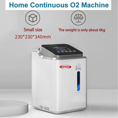 Buy DEDAKJ 2-9 Liters Per Minute Home Continuous Flow Oxygen Concentrator Low Price Portable Air Oxygen Machine for Making Purity O2 RE-K2L