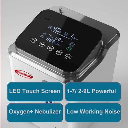 Buy DEDAKJ 2-9 Liters Per Minute Home Continuous Flow Oxygen Concentrator Low Price Portable Air Oxygen Machine for Making Purity O2 RE-K2L