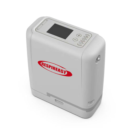 DEDAKJ Lightweight Portable Oxygen Concentrator 7 Liters Continuous Flow Travel Oxygen Machine with Rechargeable Battery REA-7