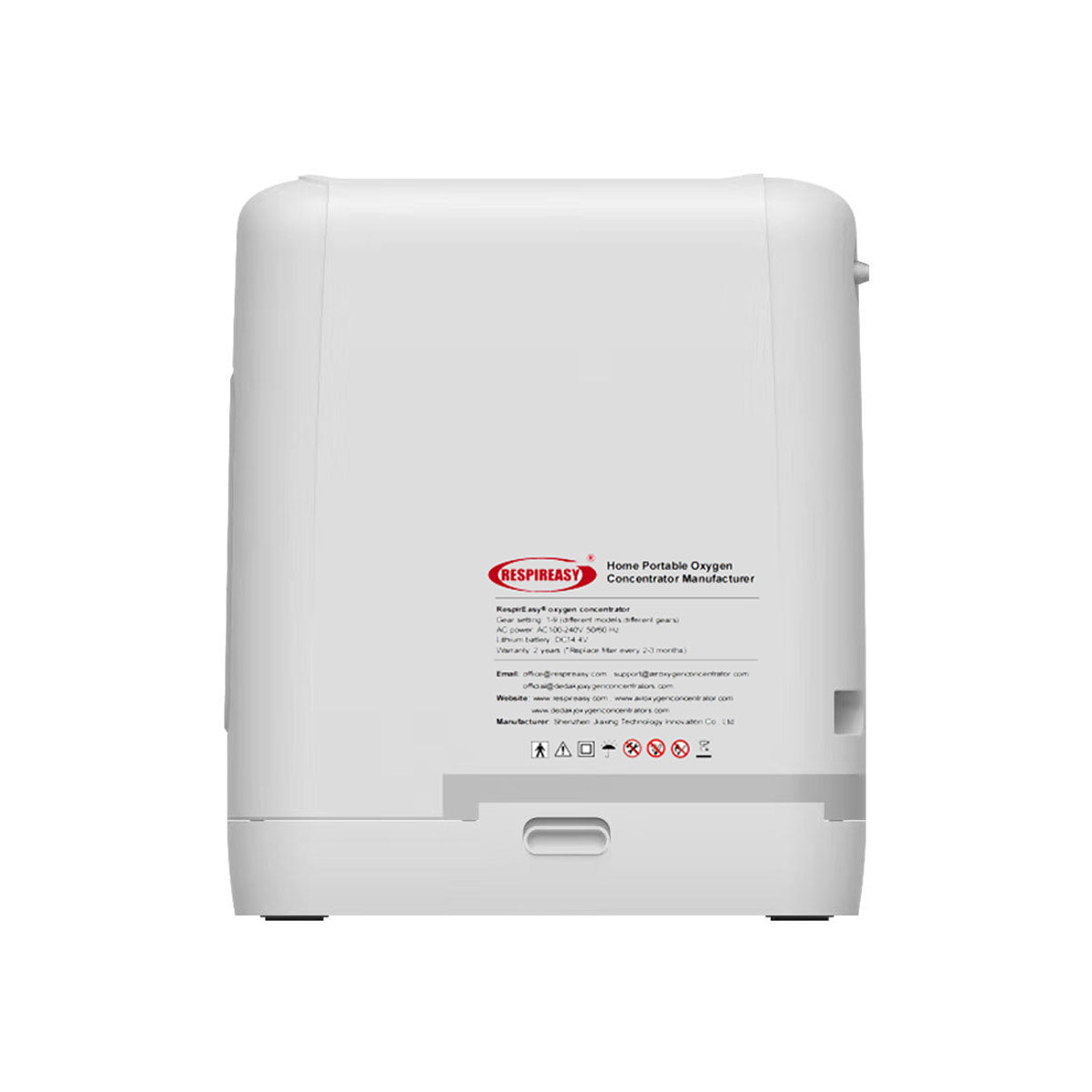 DEDAKJ Lightweight Portable Oxygen Concentrator 7 Liters Continuous Flow Travel Oxygen Machine with Rechargeable Battery REA-7